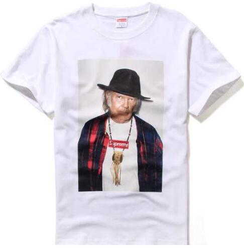 ファッションなシュプリームＴシャツコピープリント半袖SUPREMEクールネック2色可選