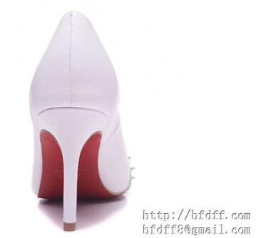 爽やかなルブタンパンプスコピースパイクスパンプスCHRISTIAN louboutinハイヒールolオフィスホワイト