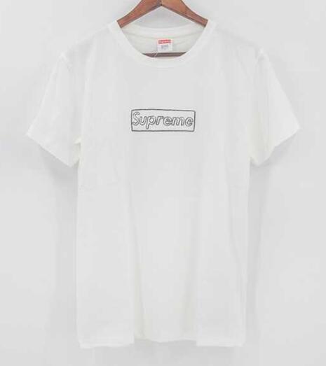 お得セール シュプリームtシャツ激安supremeプリント半袖ｔシャツクールネックブラック