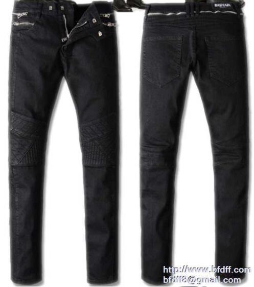 ストリート系 バルマンデニムメンズ balmain ジーンズ ストレッチスキニーパンツボトムス