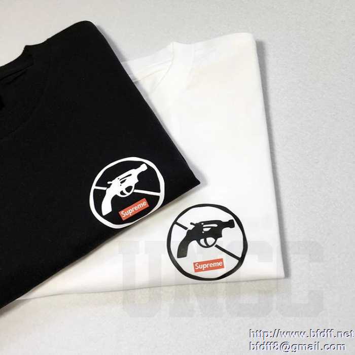 おすすめSUPREME tシャツ偽物通販 シュプリーム 半袖tシャツ ブラック ホワイト 2色可選 