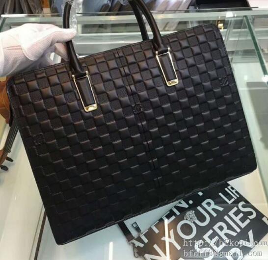 すごく上品 ルイヴィトンバッグメンズビジネスバッグ louis vuitton ダミエ柄ショルダー掛け