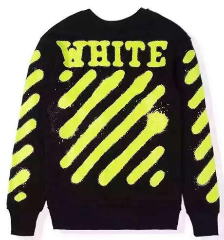 ファッション オフホワイトパーカーグラフィーレター スウェット off-white プリントトレーナー2色可選