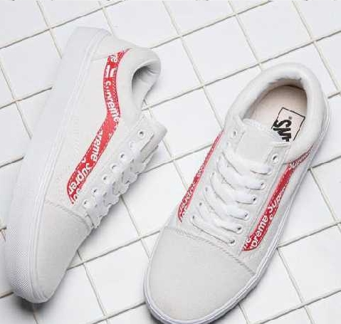 18SS シュプリーム 激安 supreme x louis vuitton x vans カジュアルシューズ クラシックロゴ 男女兼用 2色可選