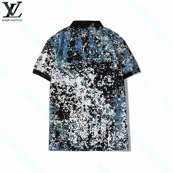 LOUIS VUITTONラペルTシャツコピー