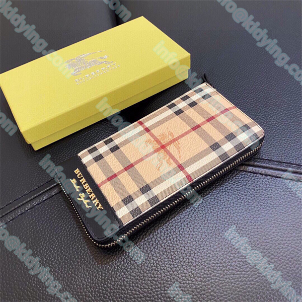 バーバリー BURBERRY ジッパー財布 