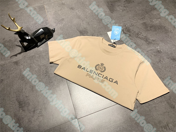 BALENCIAGA バレンシアガ丸首ネックTシャツコピー