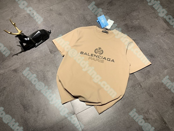 BALENCIAGA バレンシアガ丸首ネックTシャツコピー