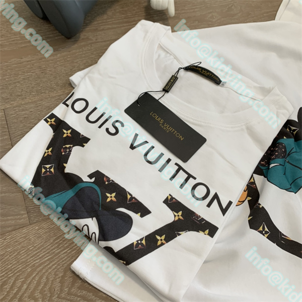 Louis vuitton ルイヴィトン ロゴ 半袖ｔシャツ コピー