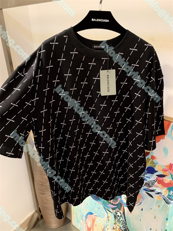 バレンシアガ 半袖ｔシャツ スーパーコピーBalenciagaロゴ