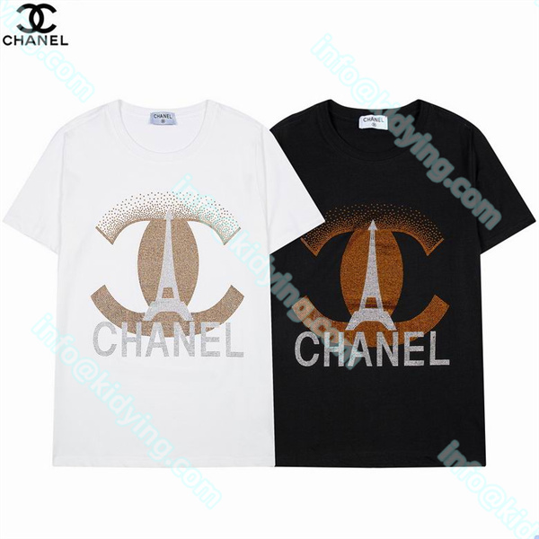 シャネル メンズ 半袖ｔシャツ CHANEL ロゴ 激安 スーパーコピー 偽物