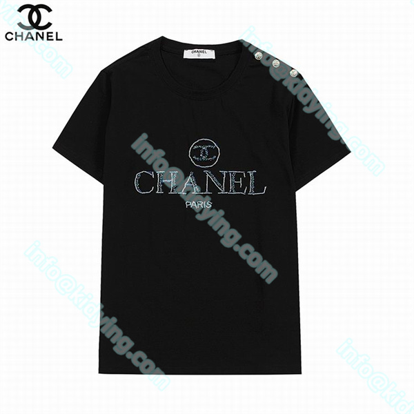 シャネル メンズ 半袖ｔシャツ CHANELロゴ 激安 スーパーコピー 偽物