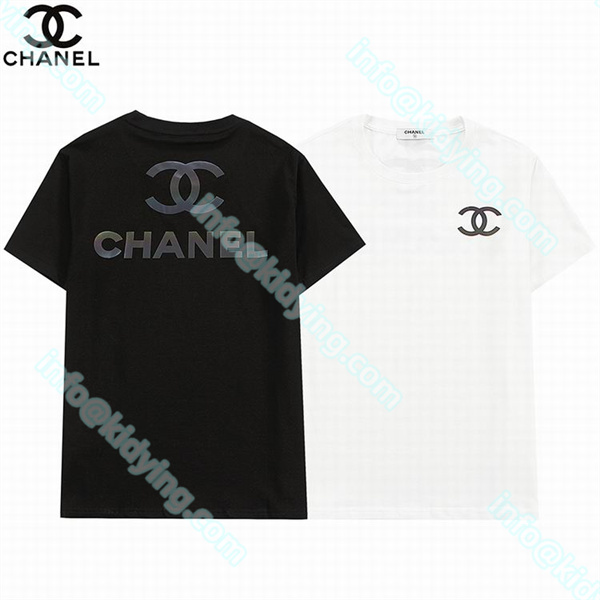 シャネル メンズ 半袖ｔシャツ CHANELロゴ 激安 スーパーコピー 偽物