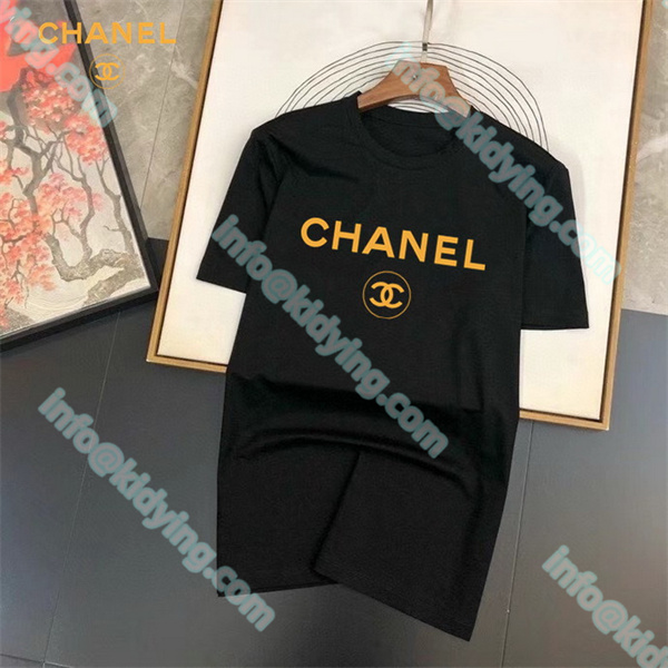 シャネル メンズ 半袖ｔシャツ CHANELロゴ 激安 スーパーコピー 偽物