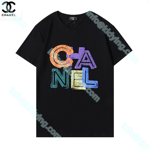 シャネル メンズ 半袖ｔシャツ CHANELロゴ 激安 スーパーコピー 偽物