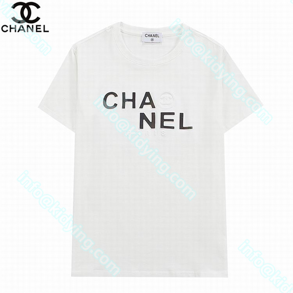 シャネル メンズ 半袖ｔシャツ CHANELロゴ 激安 スーパーコピー 偽物