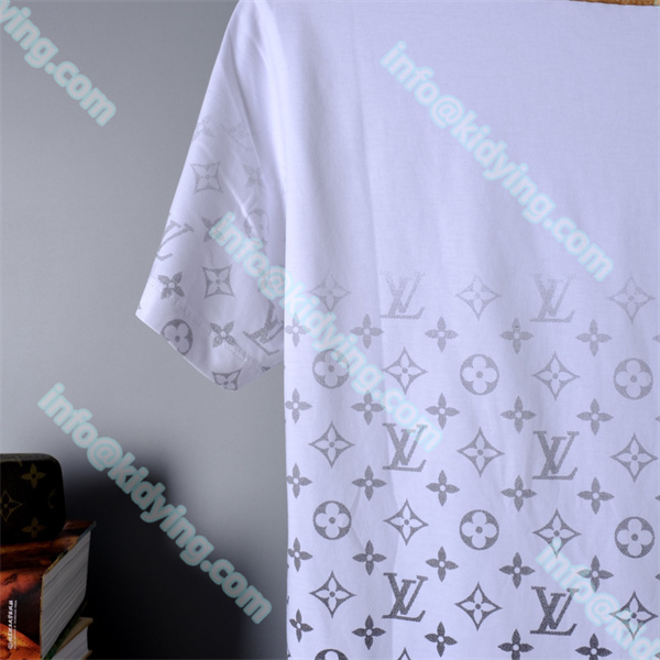 Louis Vuitton メンズ ヴィトン 激安 ｔシャツ LVロゴ スーパーコピー