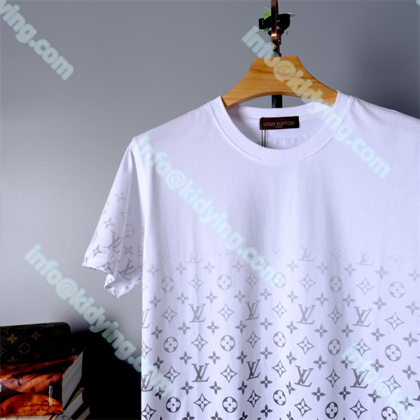 Louis Vuitton メンズ ヴィトン 激安 ｔシャツ LVロゴ スーパーコピー