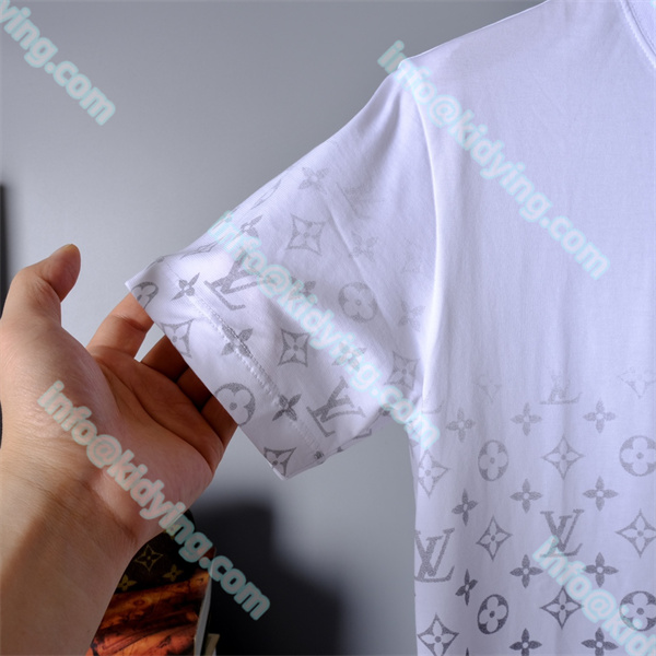 Louis Vuitton メンズ ヴィトン 激安 ｔシャツ LVロゴ スーパーコピー