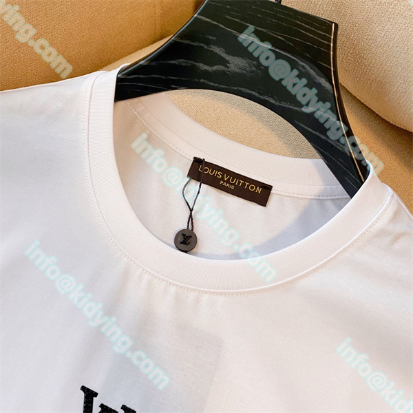 ルイ ヴィトン メンズ ｔシャツ LVロゴ 激安  ヴィトン コピー 偽物
