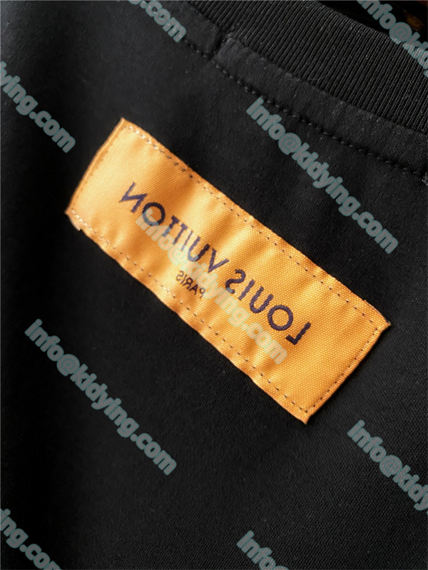 Louis Vuitton メンズ ヴィトン 激安 ｔシャツ LVロゴ スーパーコピー