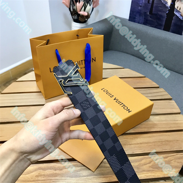 ルイ ヴィトン メンズ レザーベルトLVロゴ 激安 ヴィトン コピー 偽物