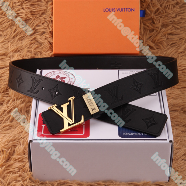 Louis Vuitton メンズ ヴィトン 激安 ベルト レザー LVロゴ スーパーコピー