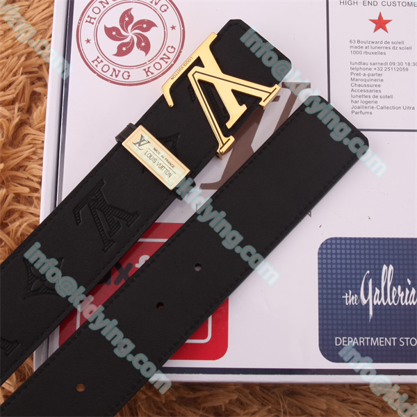 Louis Vuitton メンズ ヴィトン 激安 ベルト レザー LVロゴ スーパーコピー