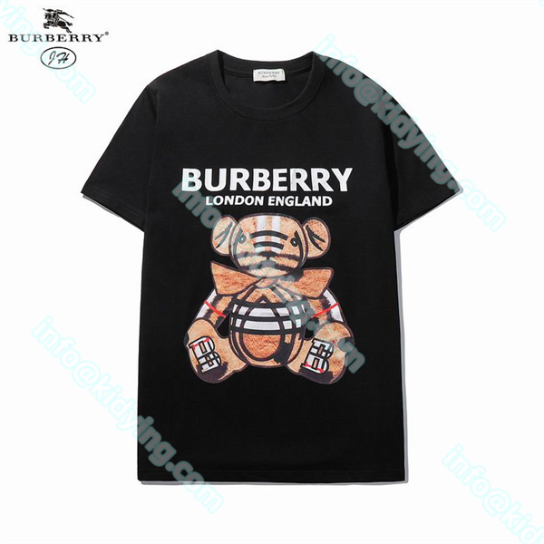 Burberry  tシャツ 激安 ブランドロゴ バーバリーメンズ半袖 偽物通販