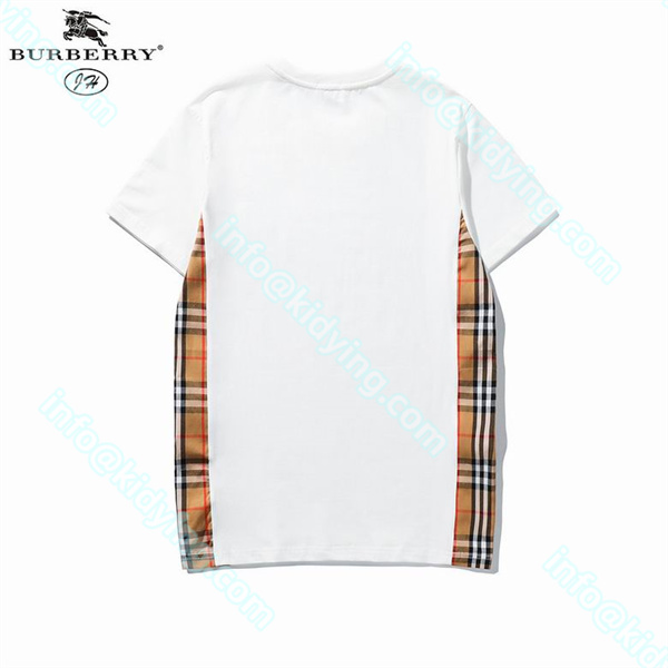 Burberry tシャツ 激安 ブランドロゴ バーバリーメンズ半袖 偽物通販