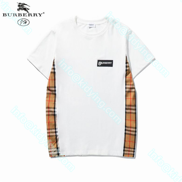 Burberry tシャツ 激安 ブランドロゴ バーバリーメンズ半袖 偽物通販