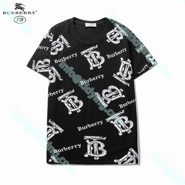 Burberry  tシャツ 激安 ブランドロゴ バーバリーメンズ半袖 偽物通販