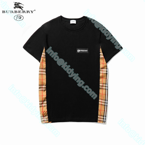 Burberry tシャツ 激安 ブランドロゴ バーバリーメンズ半袖 偽物通販