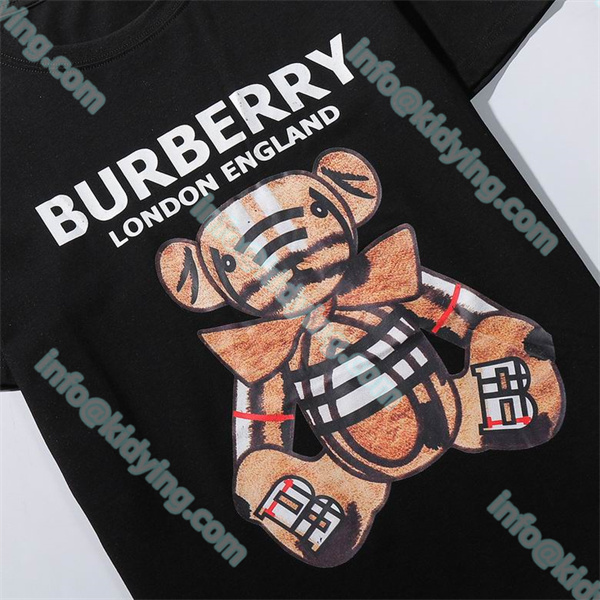 Burberry  tシャツ 激安 ブランドロゴ バーバリーメンズ半袖 偽物通販