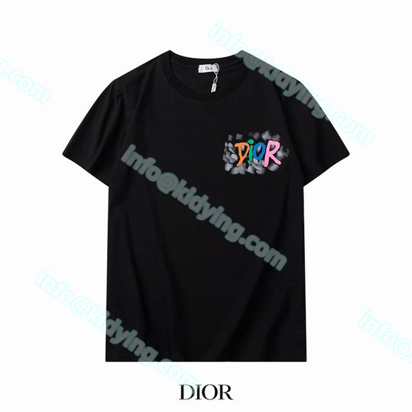 DIOR メンズ半袖ｔシャツ 人気ブランドロゴ ディオール 人気偽物 通販