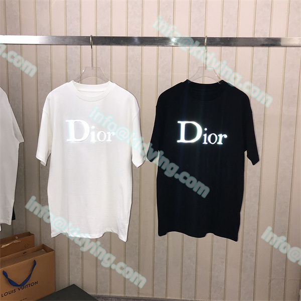 DIOR メンズ半袖ｔシャツ 人気ブランドロゴ ディオール 人気偽物 通販