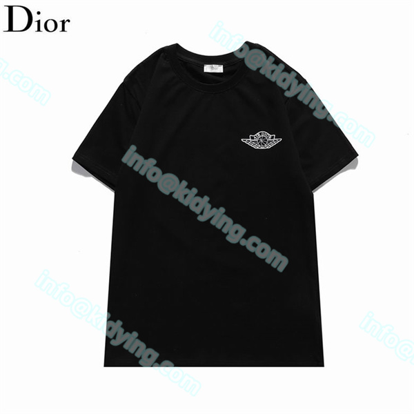 ディオール ｔシャツ ブランドロゴ DIOR メンズ半袖 品質保証 スーパーコピー