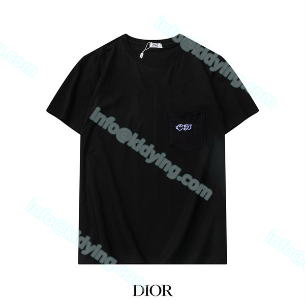 DIOR メンズ半袖ｔシャツ 人気ブランドロゴ ディオール 人気偽物 通販