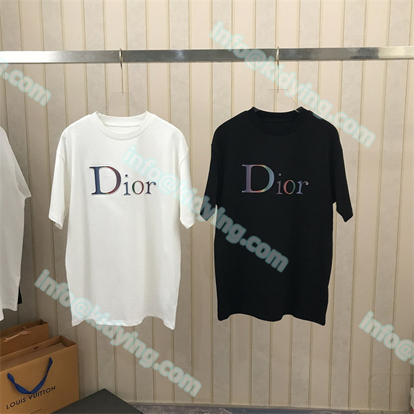 DIOR メンズ半袖ｔシャツ 人気ブランドロゴ ディオール 人気偽物 通販