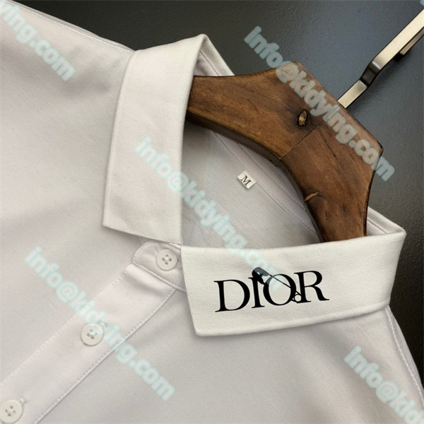 DIOR メンズ 半袖ポロシャツ 人気ブランドロゴ ディオール 人気偽物 通販