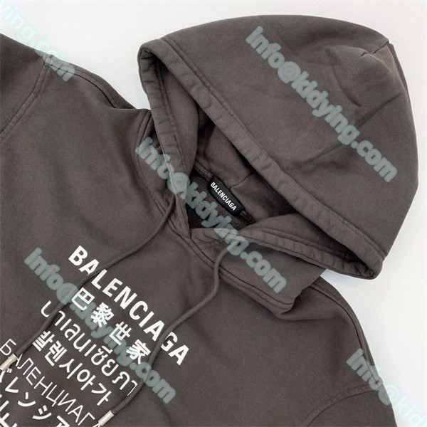 バレンシアガ パーカー スウェット 2021人気 Balenciaga 偽物