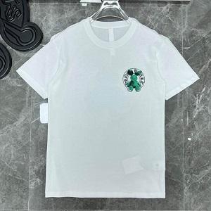 人気ランキング黒色白色CHROME HEARTS半袖Ｔシャツ...