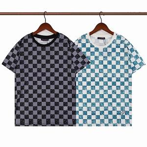 チェック柄ルイ ヴィトン半袖ＴシャツコピーLOUIS VUI...