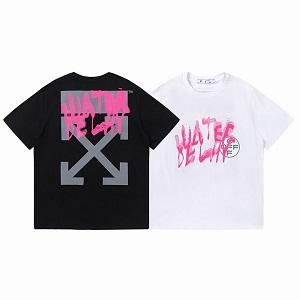 Off-Whiteスタイリッシュな半袖オフホワイト半袖Ｔシャツスーパーコピー