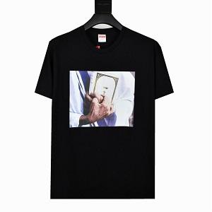 SUPREME黒色白色シュプリーム半袖Ｔシャツスーパーコピー...