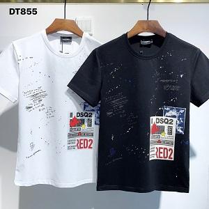 DSQUARED2Tシャツスーパーコピー今っぽいトレンド半袖ディースクエアード