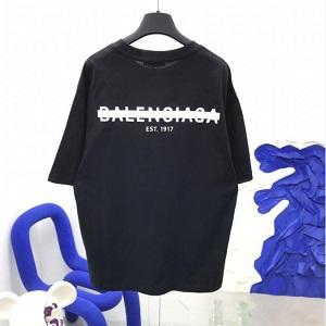 BALENCIAGAスーパーコピー バレンシアガＴシャツ黒色...