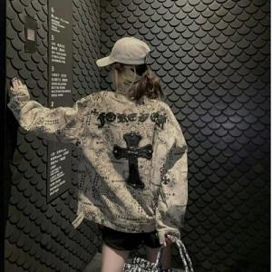 CHROME HEARTS Oversize 一気にストリートっぽい雰囲気 クロムハーツ偽物 シャツジャケット ユニセックス