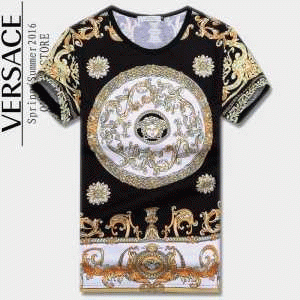 2016春夏モデル大絶賛♪      ヴェルサーチ VERSACE  半袖Tシャツ 2色可選