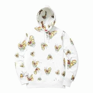 大人キレイに仕立てる Supreme 16ss Gonz Butterfly Hooded Sweatshirt パーカー 男女兼用